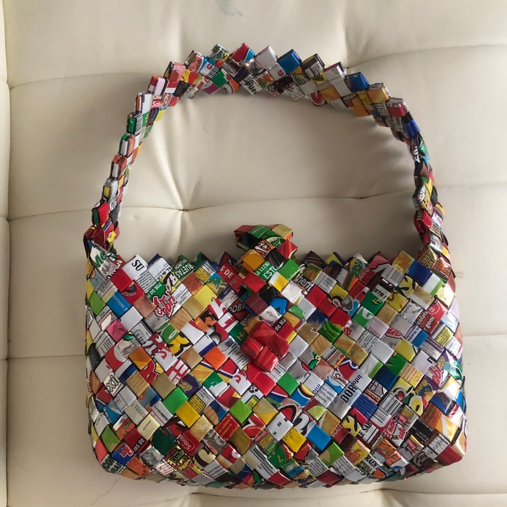 Recycled Colorful Purse